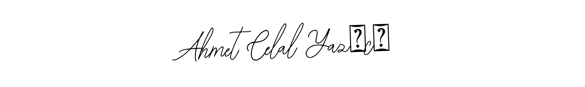 This is the best signature style for the Ahmet Celal Yazıcı name. Also you like these signature font (Bearetta-2O07w). Mix name signature. Ahmet Celal Yazıcı signature style 12 images and pictures png