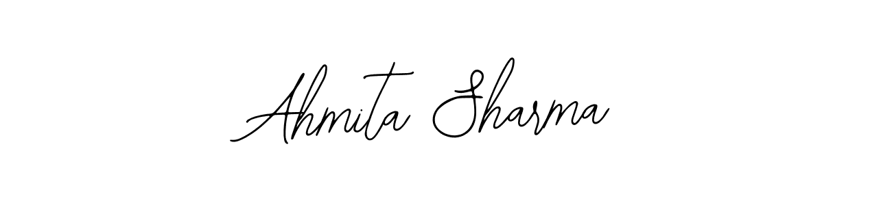 Also You can easily find your signature by using the search form. We will create Ahmita Sharma name handwritten signature images for you free of cost using Bearetta-2O07w sign style. Ahmita Sharma signature style 12 images and pictures png