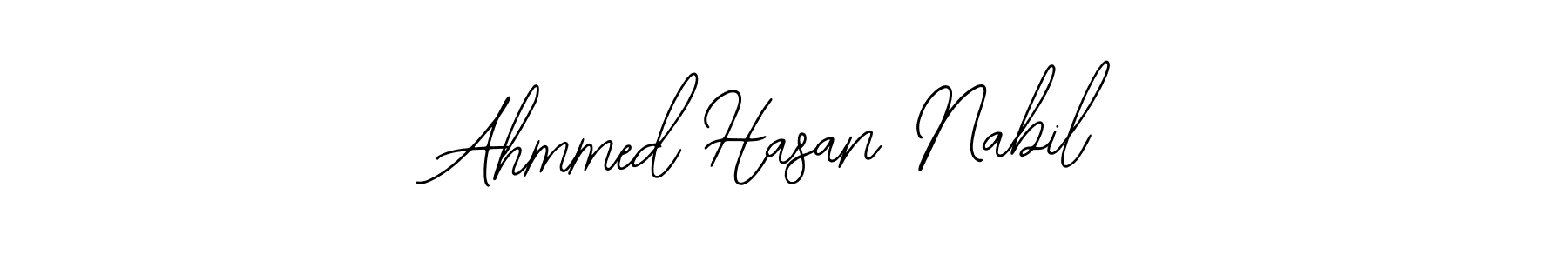 Use a signature maker to create a handwritten signature online. With this signature software, you can design (Bearetta-2O07w) your own signature for name Ahmmed Hasan Nabil. Ahmmed Hasan Nabil signature style 12 images and pictures png