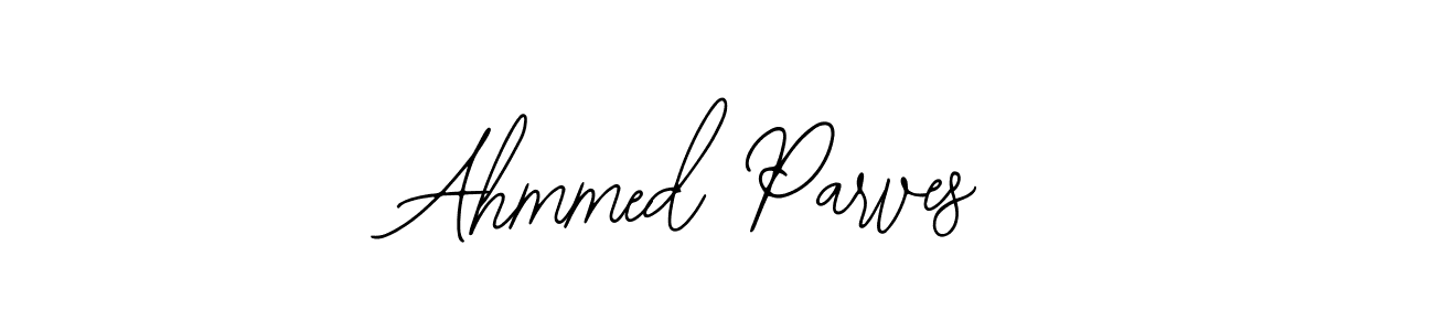 You should practise on your own different ways (Bearetta-2O07w) to write your name (Ahmmed Parves) in signature. don't let someone else do it for you. Ahmmed Parves signature style 12 images and pictures png