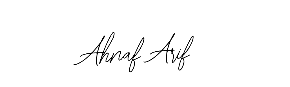 How to Draw Ahnaf Arif signature style? Bearetta-2O07w is a latest design signature styles for name Ahnaf Arif. Ahnaf Arif signature style 12 images and pictures png