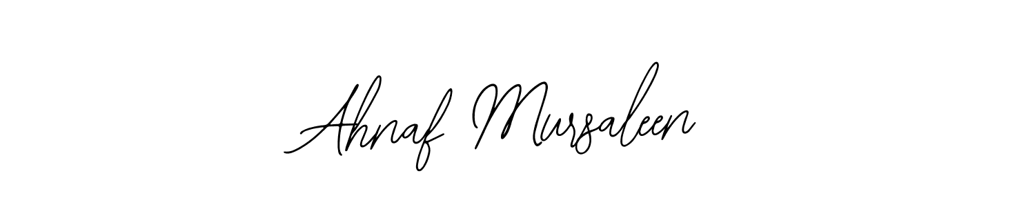 Check out images of Autograph of Ahnaf Mursaleen name. Actor Ahnaf Mursaleen Signature Style. Bearetta-2O07w is a professional sign style online. Ahnaf Mursaleen signature style 12 images and pictures png