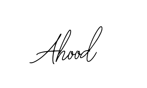 You should practise on your own different ways (Bearetta-2O07w) to write your name (Ahood) in signature. don't let someone else do it for you. Ahood signature style 12 images and pictures png