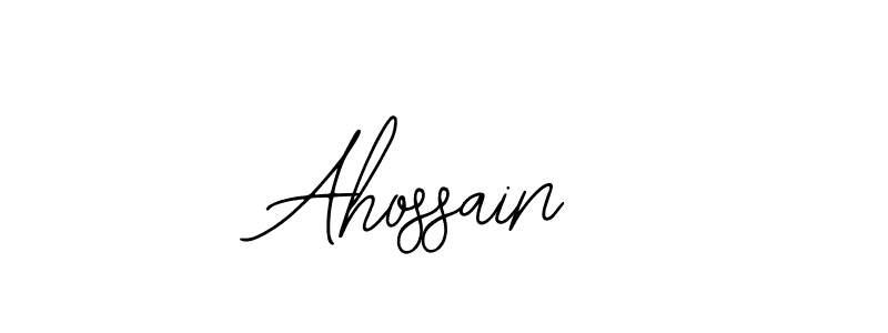 Also we have Ahossain name is the best signature style. Create professional handwritten signature collection using Bearetta-2O07w autograph style. Ahossain signature style 12 images and pictures png