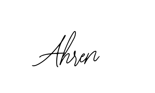 Ahren stylish signature style. Best Handwritten Sign (Bearetta-2O07w) for my name. Handwritten Signature Collection Ideas for my name Ahren. Ahren signature style 12 images and pictures png