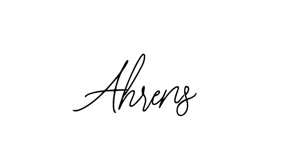 Design your own signature with our free online signature maker. With this signature software, you can create a handwritten (Bearetta-2O07w) signature for name Ahrens. Ahrens signature style 12 images and pictures png