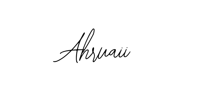 How to make Ahruaii signature? Bearetta-2O07w is a professional autograph style. Create handwritten signature for Ahruaii name. Ahruaii signature style 12 images and pictures png