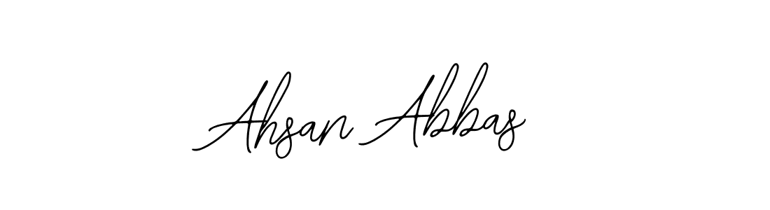 Ahsan Abbas stylish signature style. Best Handwritten Sign (Bearetta-2O07w) for my name. Handwritten Signature Collection Ideas for my name Ahsan Abbas. Ahsan Abbas signature style 12 images and pictures png