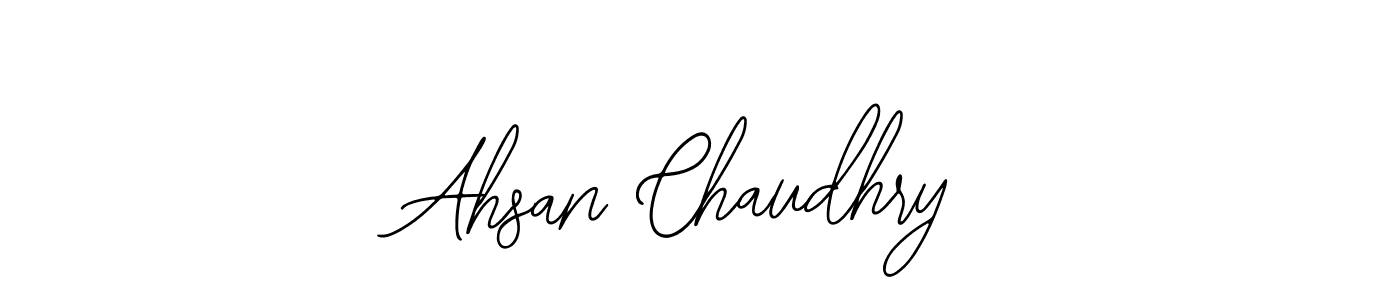 Also we have Ahsan Chaudhry name is the best signature style. Create professional handwritten signature collection using Bearetta-2O07w autograph style. Ahsan Chaudhry signature style 12 images and pictures png