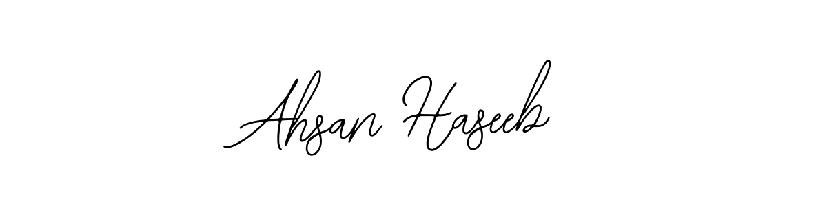 The best way (Bearetta-2O07w) to make a short signature is to pick only two or three words in your name. The name Ahsan Haseeb include a total of six letters. For converting this name. Ahsan Haseeb signature style 12 images and pictures png