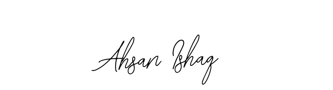 How to make Ahsan Ishaq signature? Bearetta-2O07w is a professional autograph style. Create handwritten signature for Ahsan Ishaq name. Ahsan Ishaq signature style 12 images and pictures png
