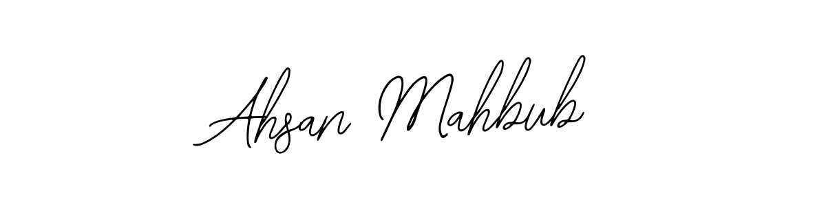 Similarly Bearetta-2O07w is the best handwritten signature design. Signature creator online .You can use it as an online autograph creator for name Ahsan Mahbub. Ahsan Mahbub signature style 12 images and pictures png