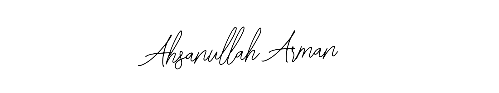 How to make Ahsanullah Arman signature? Bearetta-2O07w is a professional autograph style. Create handwritten signature for Ahsanullah Arman name. Ahsanullah Arman signature style 12 images and pictures png