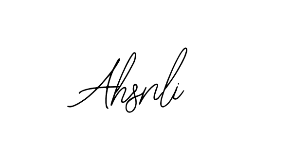 Here are the top 10 professional signature styles for the name Ahsnli. These are the best autograph styles you can use for your name. Ahsnli signature style 12 images and pictures png