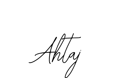How to make Ahtaj signature? Bearetta-2O07w is a professional autograph style. Create handwritten signature for Ahtaj name. Ahtaj signature style 12 images and pictures png