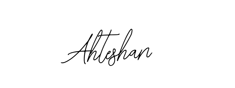 How to make Ahteshan name signature. Use Bearetta-2O07w style for creating short signs online. This is the latest handwritten sign. Ahteshan signature style 12 images and pictures png