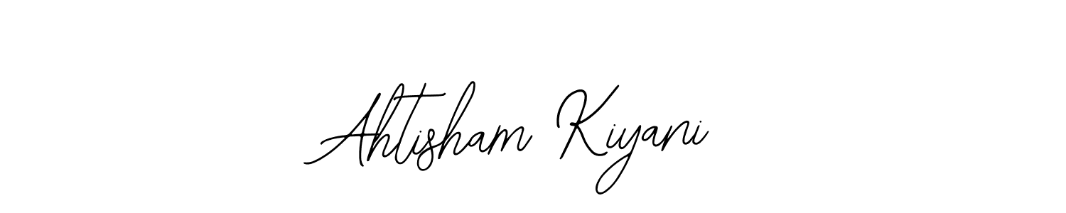 Create a beautiful signature design for name Ahtisham Kiyani. With this signature (Bearetta-2O07w) fonts, you can make a handwritten signature for free. Ahtisham Kiyani signature style 12 images and pictures png