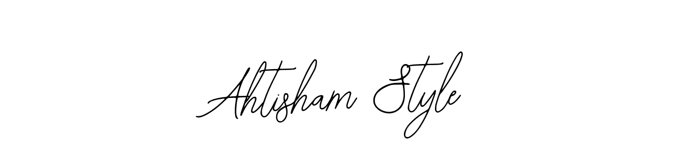 This is the best signature style for the Ahtisham Style name. Also you like these signature font (Bearetta-2O07w). Mix name signature. Ahtisham Style signature style 12 images and pictures png