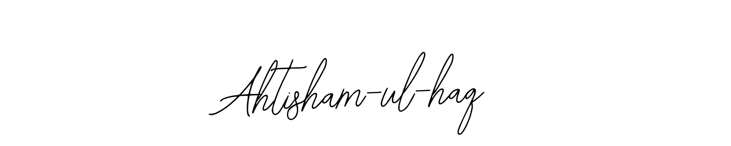 It looks lik you need a new signature style for name Ahtisham-ul-haq. Design unique handwritten (Bearetta-2O07w) signature with our free signature maker in just a few clicks. Ahtisham-ul-haq signature style 12 images and pictures png