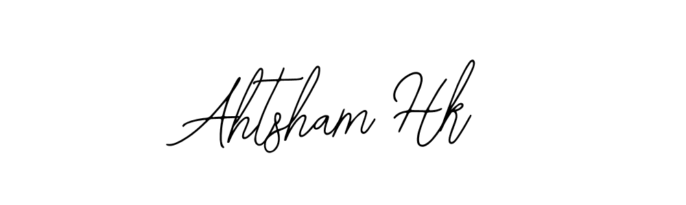 How to make Ahtsham Hk signature? Bearetta-2O07w is a professional autograph style. Create handwritten signature for Ahtsham Hk name. Ahtsham Hk signature style 12 images and pictures png