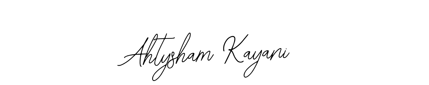 Also we have Ahtysham Kayani name is the best signature style. Create professional handwritten signature collection using Bearetta-2O07w autograph style. Ahtysham Kayani signature style 12 images and pictures png