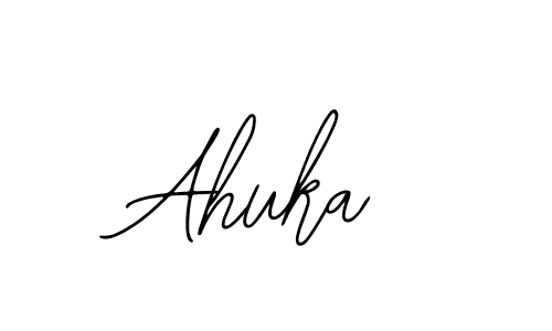 Design your own signature with our free online signature maker. With this signature software, you can create a handwritten (Bearetta-2O07w) signature for name Ahuka. Ahuka signature style 12 images and pictures png