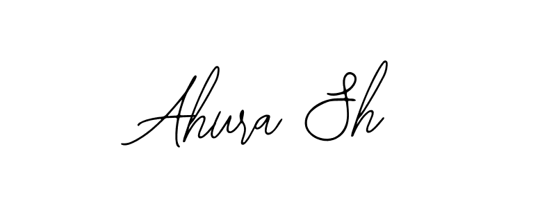 You should practise on your own different ways (Bearetta-2O07w) to write your name (Ahura Sh) in signature. don't let someone else do it for you. Ahura Sh signature style 12 images and pictures png