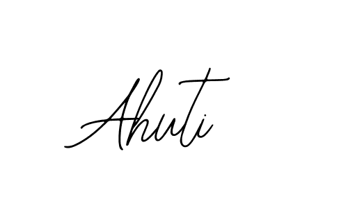 Use a signature maker to create a handwritten signature online. With this signature software, you can design (Bearetta-2O07w) your own signature for name Ahuti. Ahuti signature style 12 images and pictures png