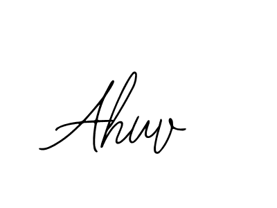 Use a signature maker to create a handwritten signature online. With this signature software, you can design (Bearetta-2O07w) your own signature for name Ahuv. Ahuv signature style 12 images and pictures png
