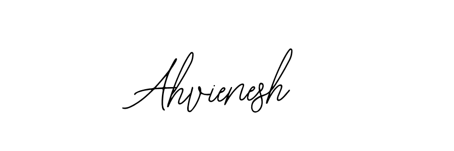 How to make Ahvienesh name signature. Use Bearetta-2O07w style for creating short signs online. This is the latest handwritten sign. Ahvienesh signature style 12 images and pictures png