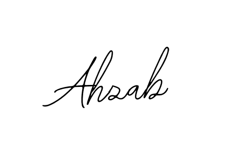 Similarly Bearetta-2O07w is the best handwritten signature design. Signature creator online .You can use it as an online autograph creator for name Ahzab. Ahzab signature style 12 images and pictures png