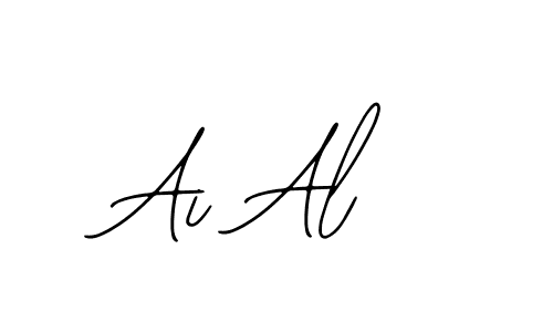 Design your own signature with our free online signature maker. With this signature software, you can create a handwritten (Bearetta-2O07w) signature for name Ai Al. Ai Al signature style 12 images and pictures png