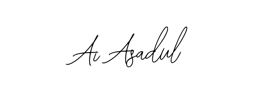Make a beautiful signature design for name Ai Asadul. With this signature (Bearetta-2O07w) style, you can create a handwritten signature for free. Ai Asadul signature style 12 images and pictures png