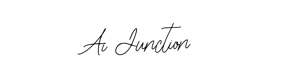 Make a beautiful signature design for name Ai Junction. With this signature (Bearetta-2O07w) style, you can create a handwritten signature for free. Ai Junction signature style 12 images and pictures png