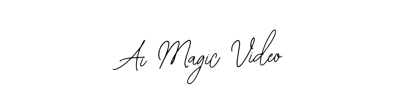This is the best signature style for the Ai Magic Video name. Also you like these signature font (Bearetta-2O07w). Mix name signature. Ai Magic Video signature style 12 images and pictures png