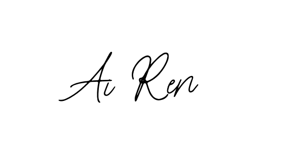 This is the best signature style for the Ai Ren name. Also you like these signature font (Bearetta-2O07w). Mix name signature. Ai Ren signature style 12 images and pictures png