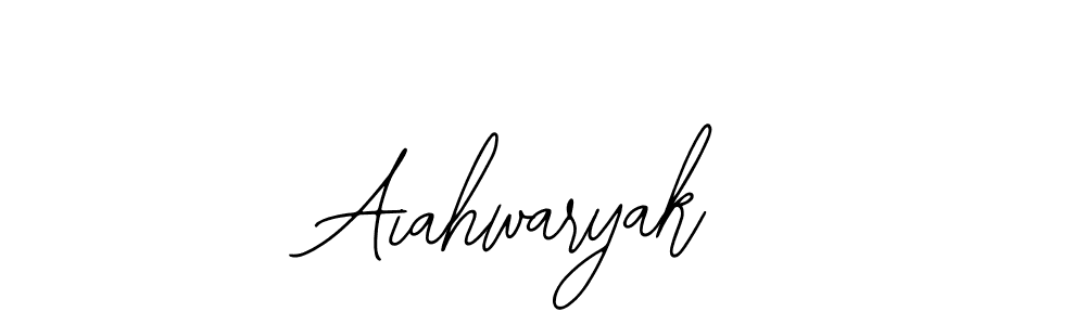 The best way (Bearetta-2O07w) to make a short signature is to pick only two or three words in your name. The name Aiahwaryak include a total of six letters. For converting this name. Aiahwaryak signature style 12 images and pictures png