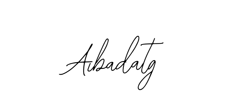 The best way (Bearetta-2O07w) to make a short signature is to pick only two or three words in your name. The name Aibadatg include a total of six letters. For converting this name. Aibadatg signature style 12 images and pictures png