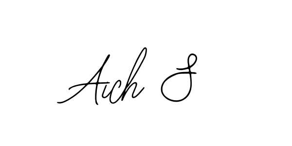 Make a beautiful signature design for name Aich S. With this signature (Bearetta-2O07w) style, you can create a handwritten signature for free. Aich S signature style 12 images and pictures png
