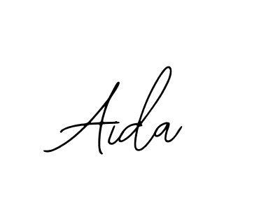 Design your own signature with our free online signature maker. With this signature software, you can create a handwritten (Bearetta-2O07w) signature for name Aida. Aida signature style 12 images and pictures png