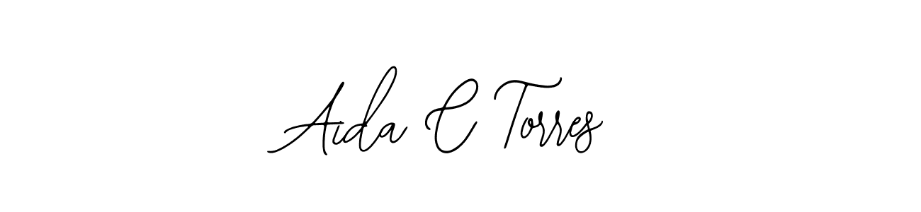 Use a signature maker to create a handwritten signature online. With this signature software, you can design (Bearetta-2O07w) your own signature for name Aida C Torres. Aida C Torres signature style 12 images and pictures png