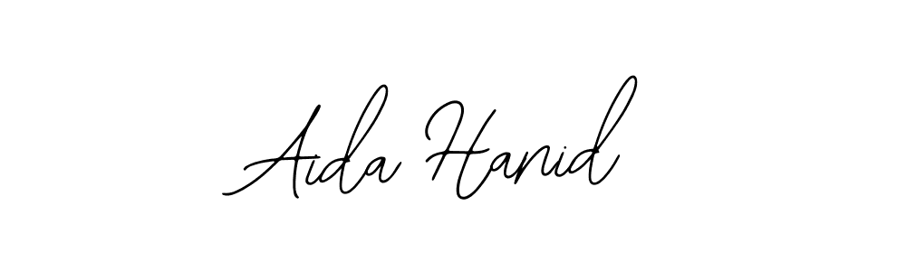 This is the best signature style for the Aida Hanid name. Also you like these signature font (Bearetta-2O07w). Mix name signature. Aida Hanid signature style 12 images and pictures png