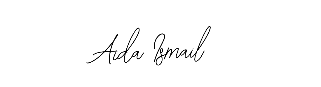 How to make Aida Ismail name signature. Use Bearetta-2O07w style for creating short signs online. This is the latest handwritten sign. Aida Ismail signature style 12 images and pictures png