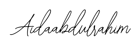 Try this chic Aidaabdulrahim handwritten sign style. Using Bearetta-2O07w font elements, it gives your name a sleek, memorable identity. Aidaabdulrahim signature style 12 images and pictures png