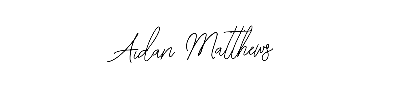 Also You can easily find your signature by using the search form. We will create Aidan Matthews name handwritten signature images for you free of cost using Bearetta-2O07w sign style. Aidan Matthews signature style 12 images and pictures png