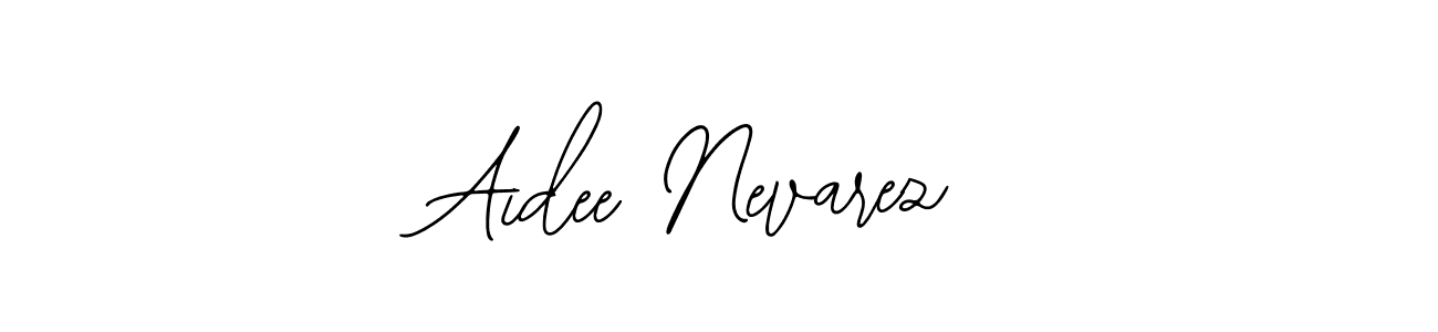 Create a beautiful signature design for name Aidee Nevarez. With this signature (Bearetta-2O07w) fonts, you can make a handwritten signature for free. Aidee Nevarez signature style 12 images and pictures png