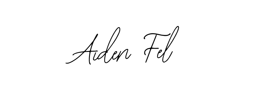 Use a signature maker to create a handwritten signature online. With this signature software, you can design (Bearetta-2O07w) your own signature for name Aiden Fel. Aiden Fel signature style 12 images and pictures png