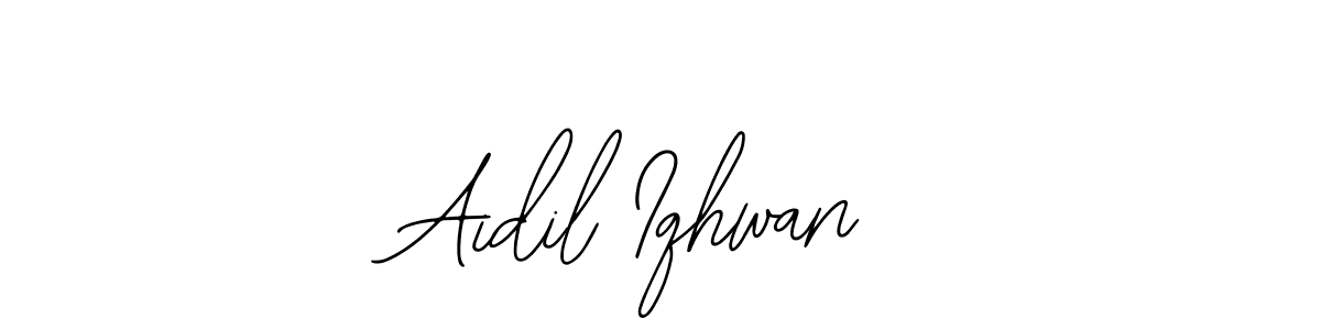 Make a beautiful signature design for name Aidil Iqhwan. Use this online signature maker to create a handwritten signature for free. Aidil Iqhwan signature style 12 images and pictures png