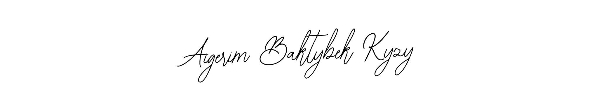 The best way (Bearetta-2O07w) to make a short signature is to pick only two or three words in your name. The name Aigerim Baktybek Kyzy include a total of six letters. For converting this name. Aigerim Baktybek Kyzy signature style 12 images and pictures png