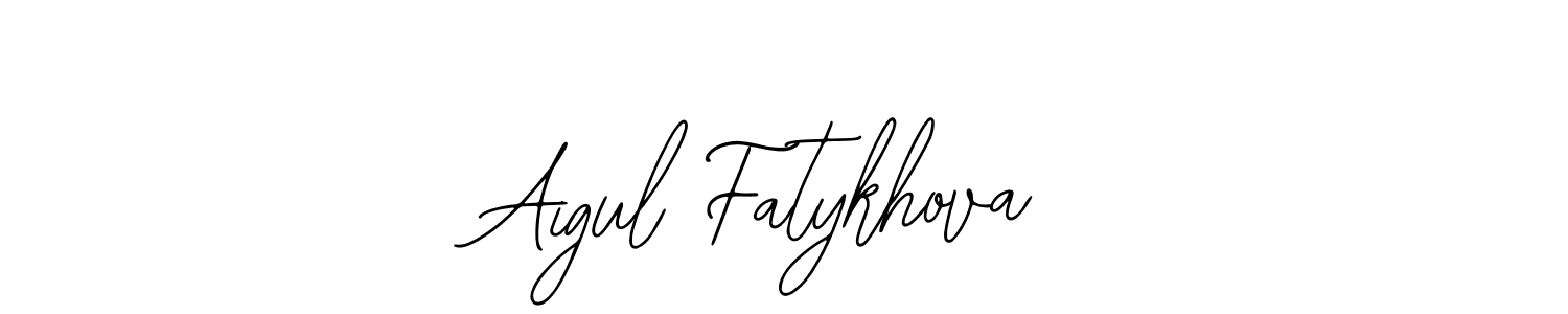 It looks lik you need a new signature style for name Aigul Fatykhova. Design unique handwritten (Bearetta-2O07w) signature with our free signature maker in just a few clicks. Aigul Fatykhova signature style 12 images and pictures png